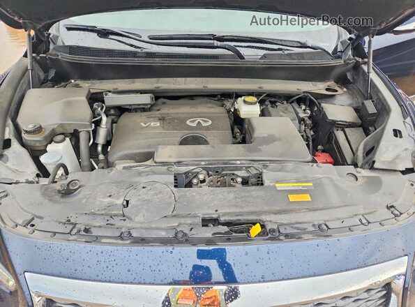 5N1DL0MM1KC530108 2019 INFINITI QX60 Blue Rear interior view
