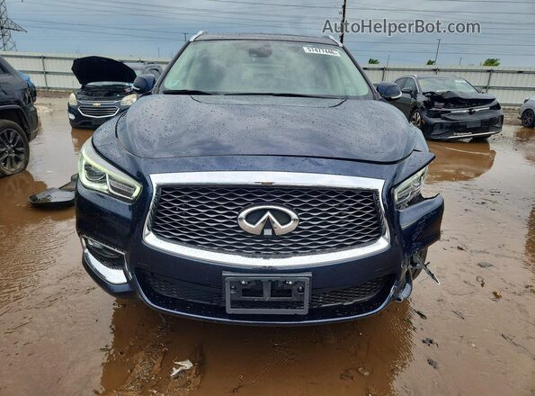 5N1DL0MM1KC530108 2019 INFINITI QX60 Blue Front view
