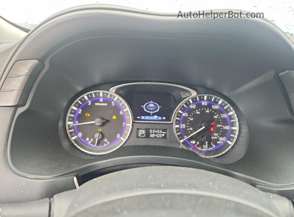 5N1DL0MM1KC530108 2019 INFINITI QX60 Blue Instrument cluster view