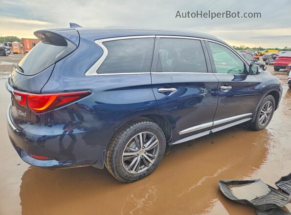5N1DL0MM1KC530108 2019 INFINITI QX60 Blue Rear right