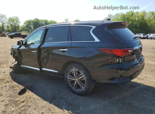 5N1DL0MM2HC505839 2017 INFINITI QX60 Black Rear left