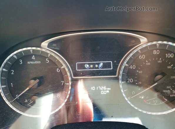 5N1DL0MM2HC505839 2017 INFINITI QX60 Black Instrument cluster view