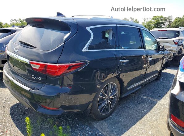 5N1DL0MM2HC509552 2017 INFINITI QX60 Black Tył prawy