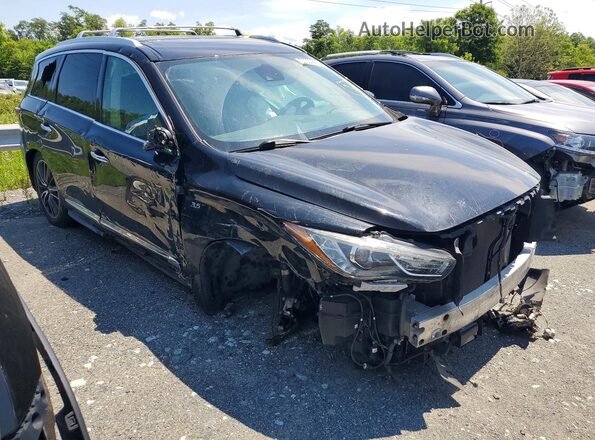 5N1DL0MM2HC509552 2017 INFINITI QX60 Black Przód prawy