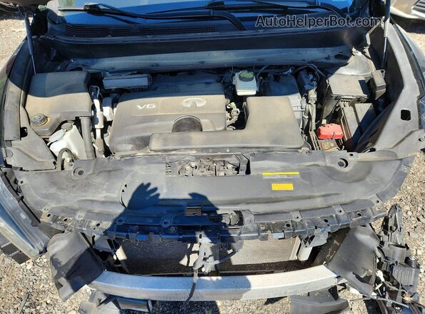 5N1DL0MM2HC509552 2017 INFINITI QX60 Black Widok komory silnika