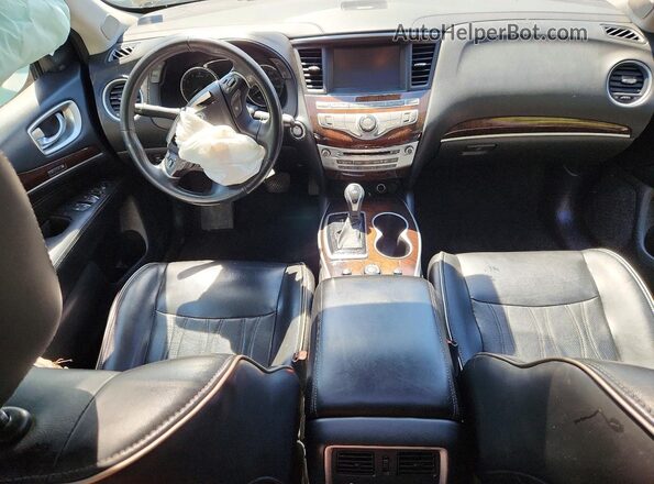 5N1DL0MM2HC509552 2017 INFINITI QX60 Black Widok deski rozdzielczej