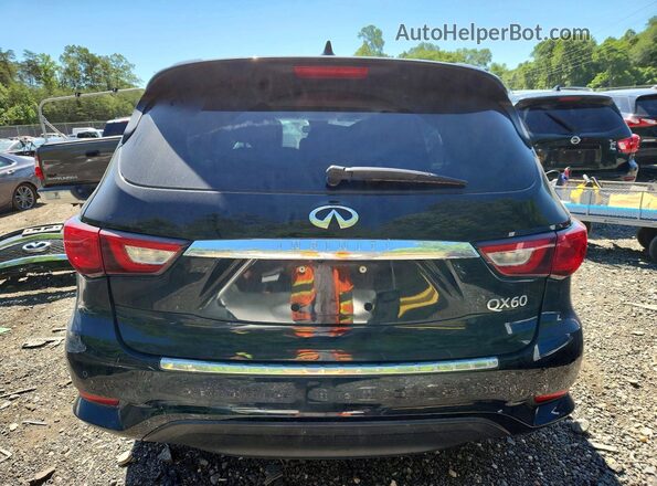 5N1DL0MM2HC509552 2017 INFINITI QX60 Black Widok z tyłu