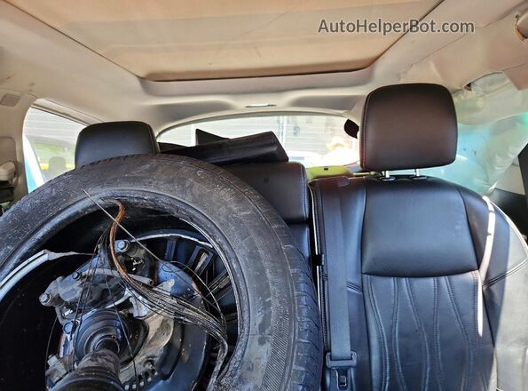 5N1DL0MM2HC509552 2017 INFINITI QX60 Black Widok tylnych siedzeń