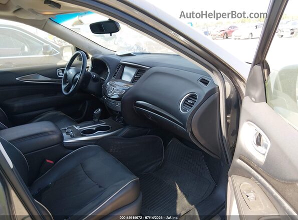 5N1DL0MM2HC515237 2017 INFINITI QX60 Серый Вид салона спереди