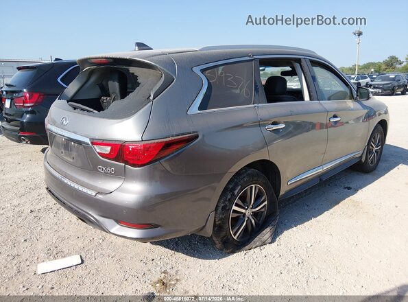 5N1DL0MM2HC515237 2017 INFINITI QX60 Серый Задняя правая четверть