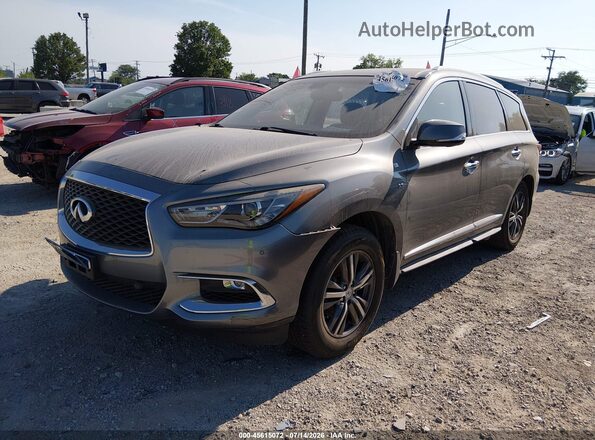 5N1DL0MM2HC515237 2017 INFINITI QX60 Серый Передняя левая четверть