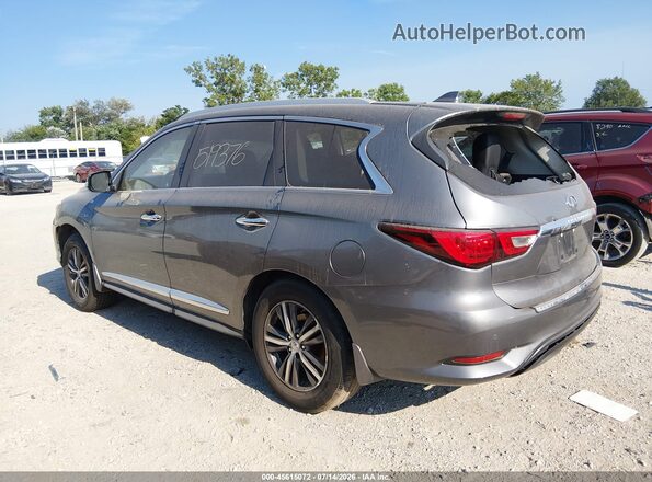 5N1DL0MM2HC515237 2017 INFINITI QX60 Серый Задняя левая четверть