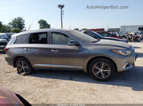 5N1DL0MM2HC515237 2017 INFINITI QX60 Серый Вид задней части салона
