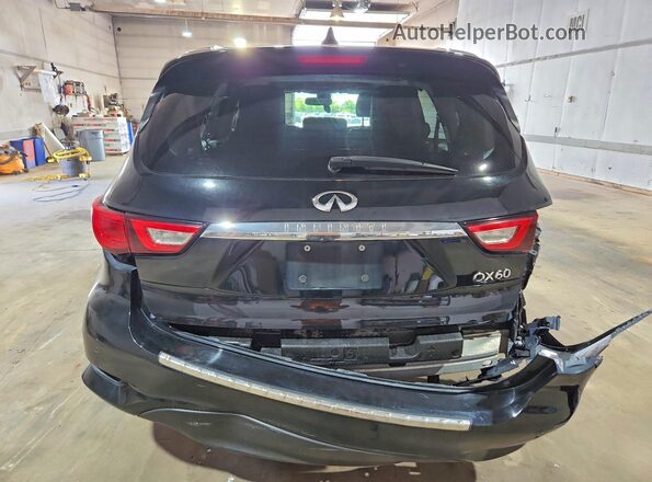 5N1DL0MM2HC517974 2017 INFINITI QX60 Black Rear view