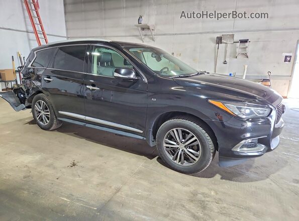 5N1DL0MM2HC517974 2017 INFINITI QX60 Black Front right