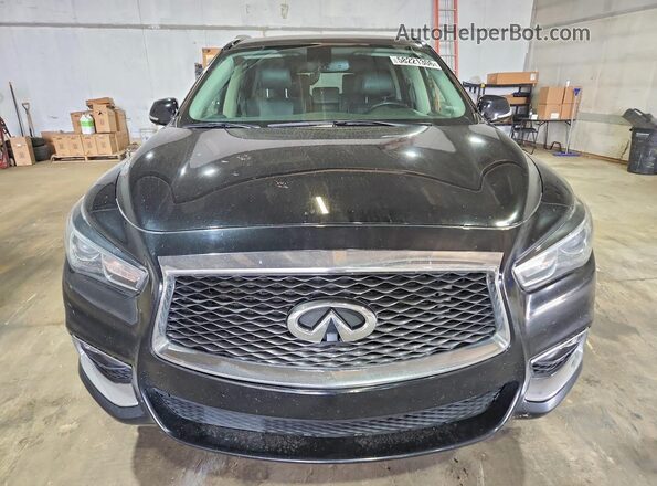 5N1DL0MM2HC517974 2017 INFINITI QX60 Black Front view