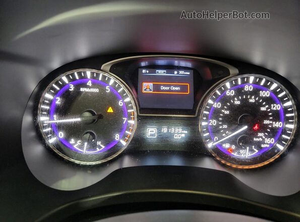 5N1DL0MM2HC517974 2017 INFINITI QX60 Black Instrument cluster view
