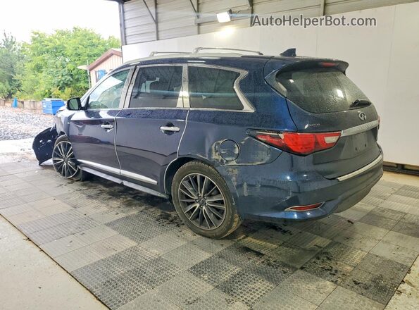 5N1DL0MM2HC526870 2017 INFINITI QX60 Blue უკანა მარცხენა