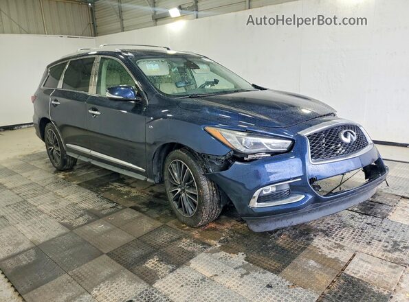 5N1DL0MM2HC526870 2017 INFINITI QX60 Blue წინა მარჯვენა