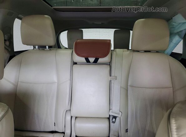 5N1DL0MM2HC526870 2017 INFINITI QX60 Blue უკანა სავარძლების ხედი