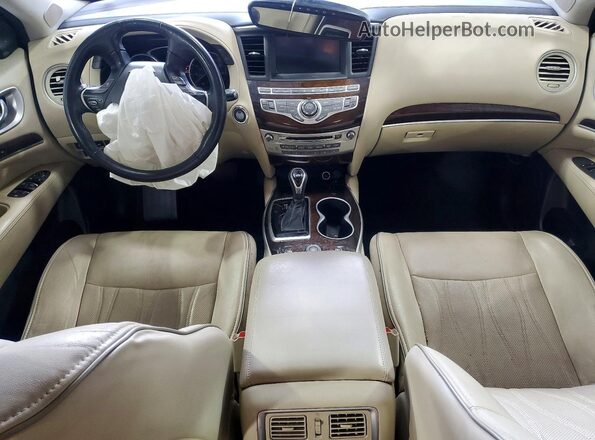 5N1DL0MM2HC526870 2017 INFINITI QX60 Blue წინა პანელის ხედი