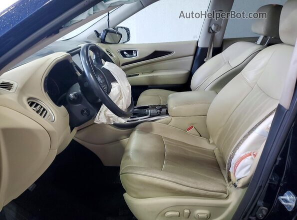 5N1DL0MM2HC526870 2017 INFINITI QX60 Blue წინა სალონის ხედი