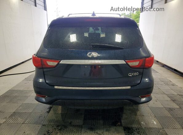 5N1DL0MM2HC526870 2017 INFINITI QX60 Blue უკანა ხედი