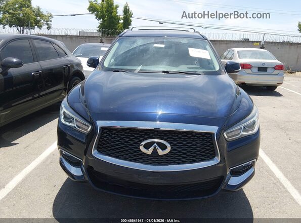 5N1DL0MM2HC530353 2017 INFINITI QX60 Blue Widok z przodu