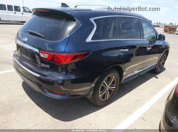5N1DL0MM2HC530353 2017 INFINITI QX60 Blue Tył prawy