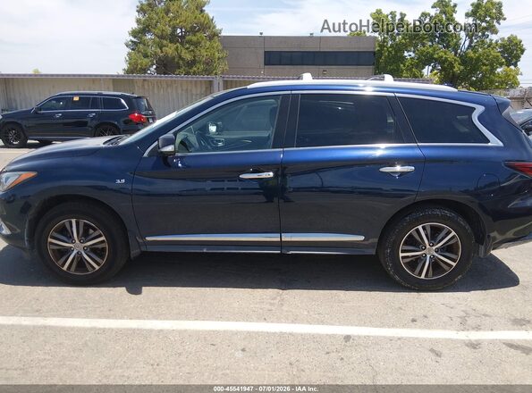 5N1DL0MM2HC530353 2017 INFINITI QX60 Blue Widok wnętrza 360 stopni