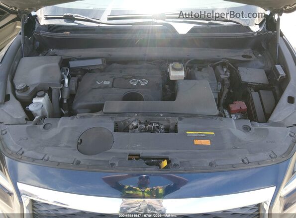 5N1DL0MM2HC530353 2017 INFINITI QX60 Blue Widok z tyłu