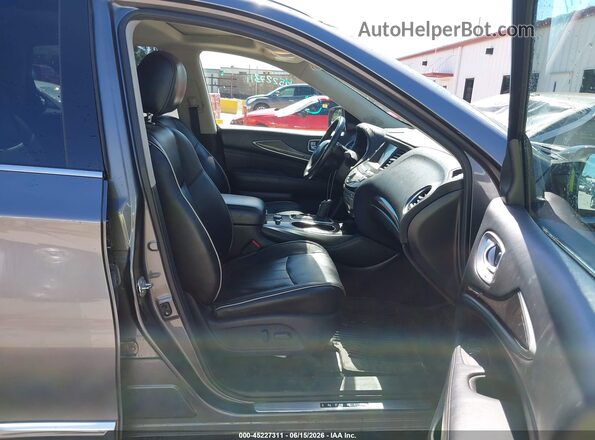 5N1DL0MM2HC545693 2017 INFINITI QX60 Gray Front interior view