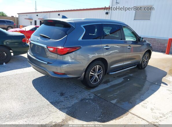 5N1DL0MM2HC545693 2017 INFINITI QX60 Gray Rear right
