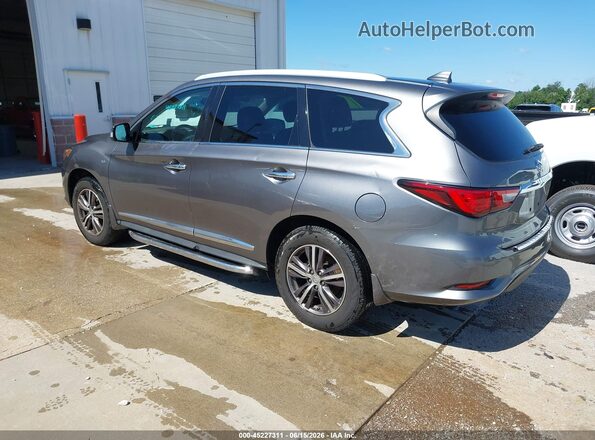 5N1DL0MM2HC545693 2017 INFINITI QX60 Gray Rear left