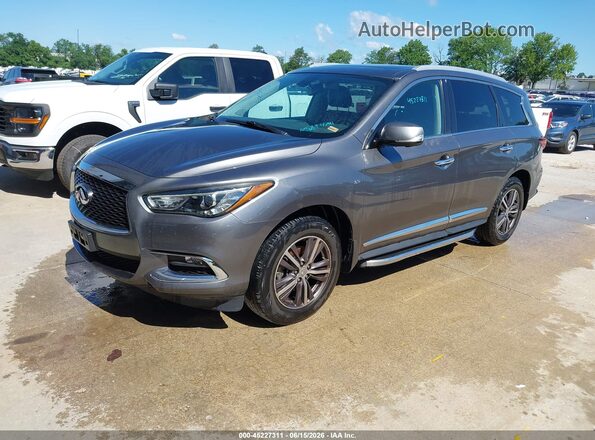 5N1DL0MM2HC545693 2017 INFINITI QX60 Gray Front left