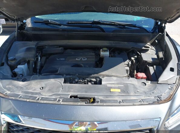 5N1DL0MM2HC545693 2017 INFINITI QX60 Gray Engine compartment view