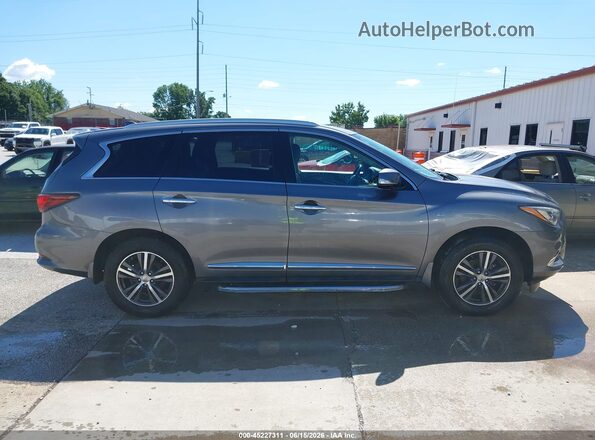 5N1DL0MM2HC545693 2017 INFINITI QX60 Gray Instrument cluster view