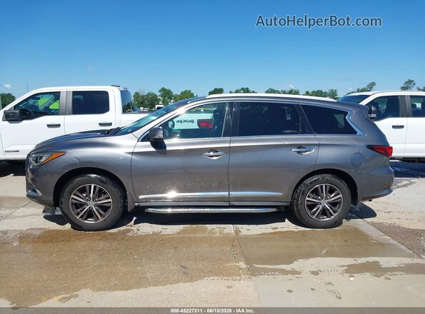 5N1DL0MM2HC545693 2017 INFINITI QX60 Gray Rear interior view