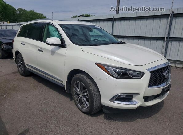 5N1DL0MM2HC553082 2017 INFINITI QX60 Белый Передняя правая четверть