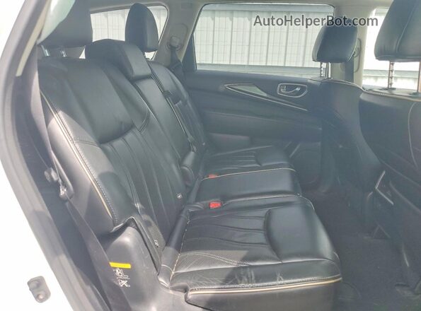 5N1DL0MM2HC553082 2017 INFINITI QX60 Белый Вид задней части салона