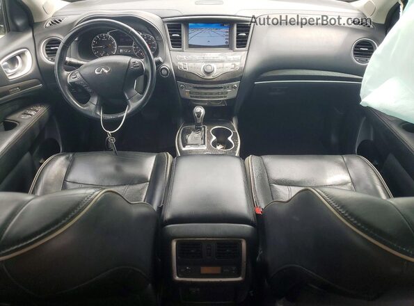 5N1DL0MM2HC553082 2017 INFINITI QX60 Белый Вид панели приборов