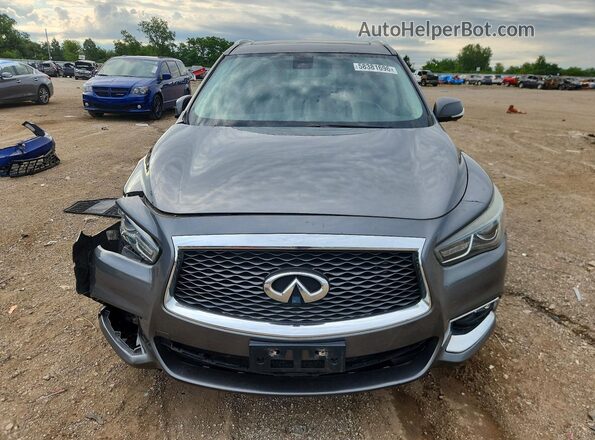 5N1DL0MM2JC508214 2018 INFINITI QX60 Gray Դիմացի տեսք