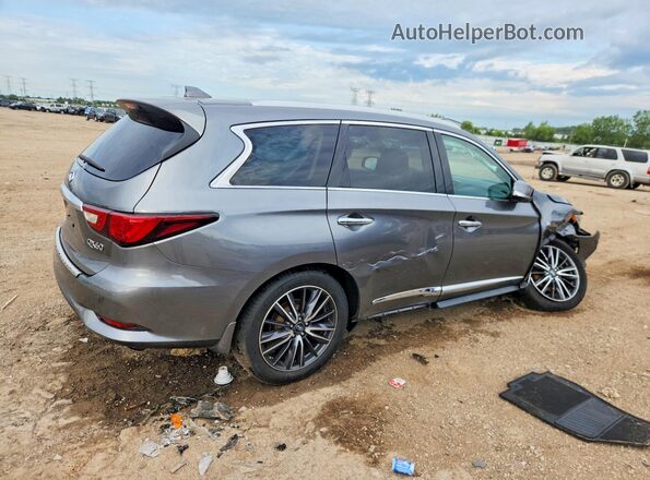 5N1DL0MM2JC508214 2018 INFINITI QX60 Gray Հետևի աջ