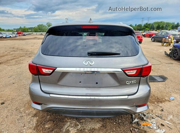 5N1DL0MM2JC508214 2018 INFINITI QX60 Gray Հետևի տեսք