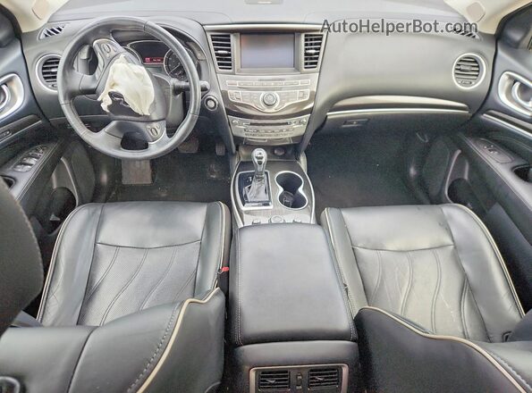 5N1DL0MM2JC508214 2018 INFINITI QX60 Gray Առջևի վահանակի տեսք
