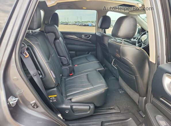 5N1DL0MM2JC508214 2018 INFINITI QX60 Gray Հետևի նստատեղերի տեսք