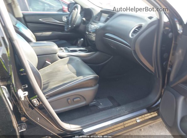 5N1DL0MM2JC521545 2018 INFINITI QX60 Black Vista interior delantera