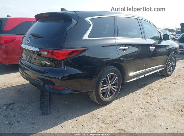 5N1DL0MM2JC521545 2018 INFINITI QX60 Black Trasero derecho