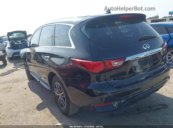 5N1DL0MM2JC521545 2018 INFINITI QX60 Black Trasero izquierdo