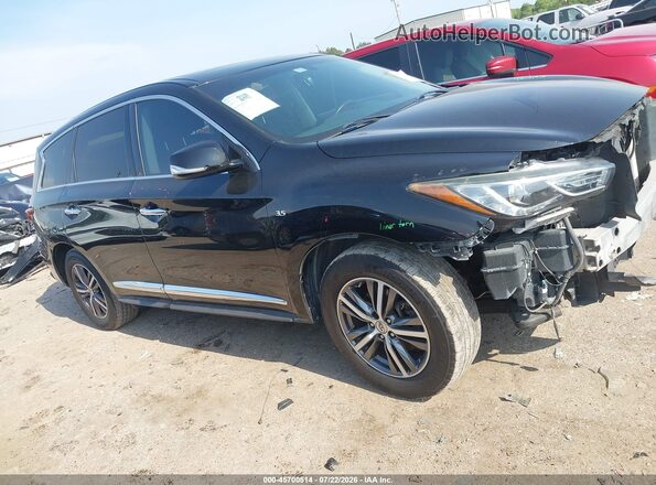 5N1DL0MM2JC521545 2018 INFINITI QX60 Black Vista interior trasera